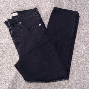 Madewell Women's Straight Leg Dark Jeans